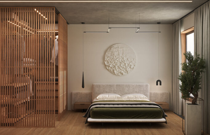 MINIMALIST BEDROOM AREA